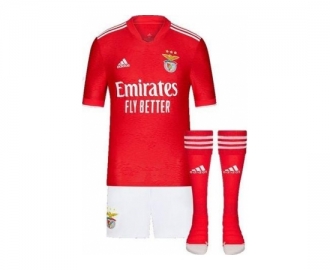 adidas official mini kit s. l. benfica home 2021/2022 jr