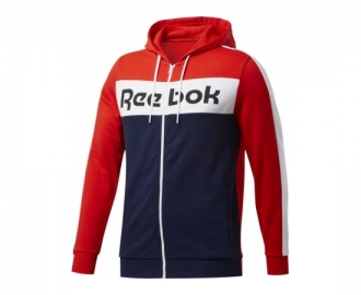 Reebok casaco c/ capuz training essentials logo